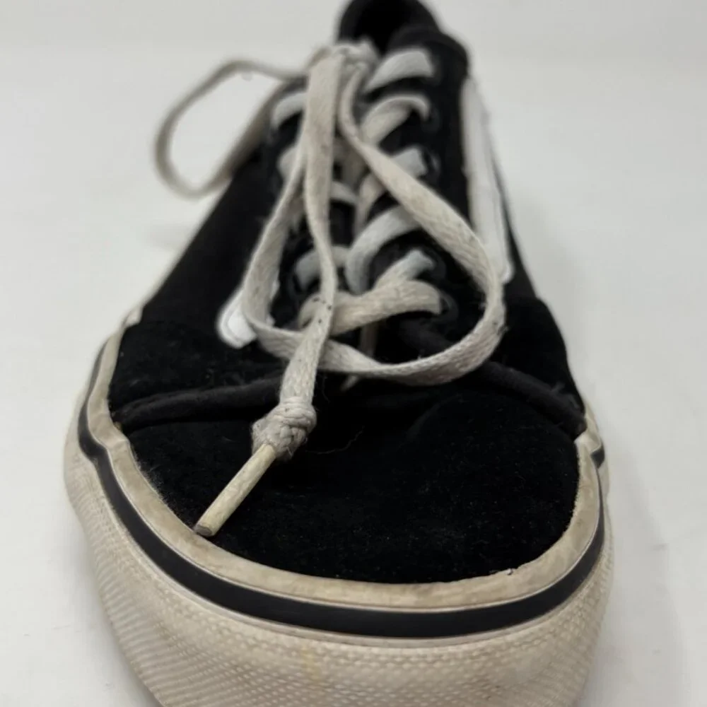 Vans Off The Wall 50714 Black Casual Shoes Sneakers Size 6.5 Mens